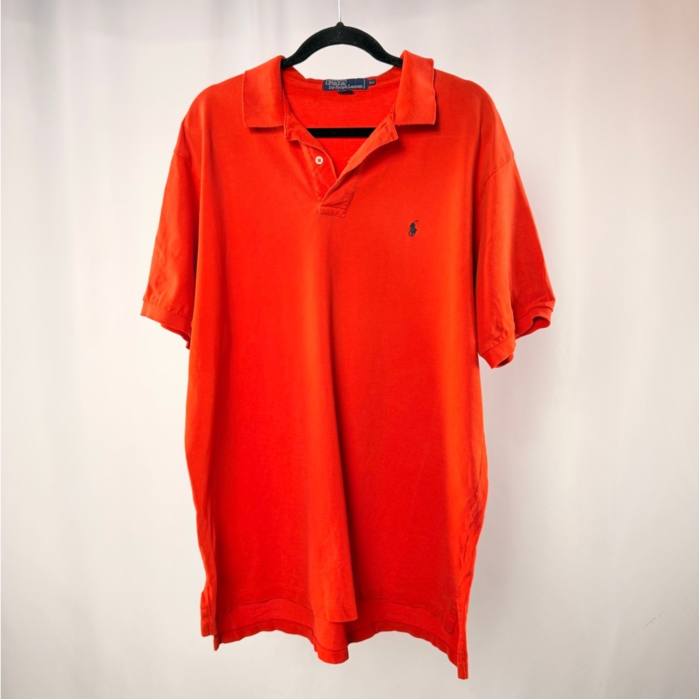 Polo‎ by Ralph Lauren Men's Bright Short Sleeve Polo Shirt in Orange Size XL